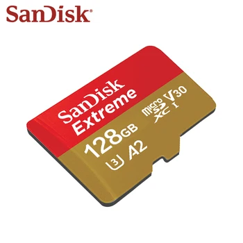 SanDisk Extreme Memory Card 32GB 64GB Micro SD High Speed U3 A1 4K UHS-1 V30 TF Karty Microsd Karty 128 GB