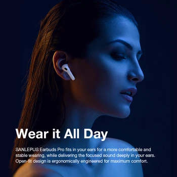 SANLEPUS Slúchadlá Pro NOVÉ Bezdrôtové Slúchadlá TWS In-Ear Bluetooth Slúchadlá 9D Stereo Headset Pre Android, iPhone Huawei Xiao