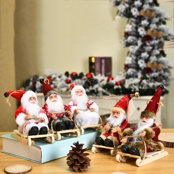 Santa Claus Bábika Veľké 2020 Vianočné Krytý Ornament Nový Rok Domáce Dekorácie Vianoce Natal deti Darček Veselé Vianočné Ozdoby
