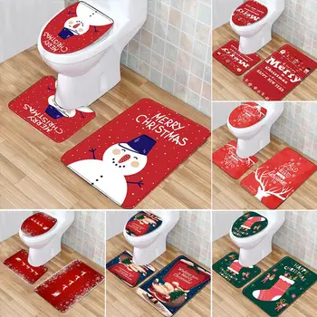 Santa Claus Snehuliak Sobov Vianočné Wc Kryt Veselé Vianočné Dekorácie Pre Domov Vianočné Ozdoby Firmware Nový Rok 2020 2021