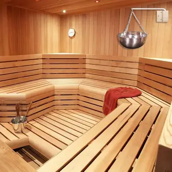 Sauna, Aromaterapia Olej Šálka Z Nerezovej Ocele, Esenciálny Olej Držiteľ Misa Pre Sauna A Kúpeľná Nehrdzavejúcej Ocele Vôňa Oleja Držiteľ