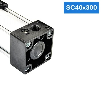 SC40X300 40 mm Vŕtanie 300mm, Pneumatické Výťah Kompresor Vzduchu Ram tlakomer Piestové Pnematic Zdvih Servomotora Sc Valca