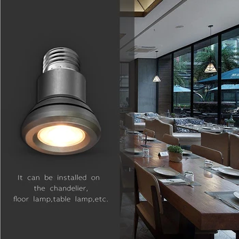 SCON 7W Špecialitou Reštaurácie E27 LED Žiarovky 2700k Pozornosti Oblečením Birdcage Prívesok lampa Ra>90 komerčné osvetlenie