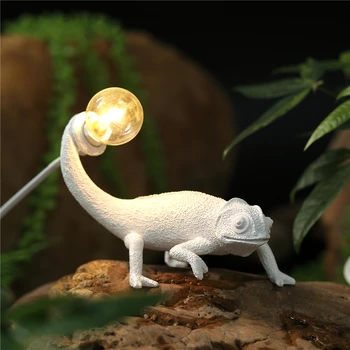 Seletti lizard Nočné svetlo Nordic moderné Roztomilý LED Živice Zvierat chameleon stolná lampa, spálne, obývacia izba domov deco Svietidlá