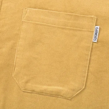 SEMIR tričko s Dlhým rukávom mužov 2019 zimné nové retro klope dizajn zmysel človeka farbou menčester fleece košele muž