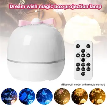 Sen Wish Magic Box Projekčnej Lampy Rotujúce Hviezdne Nebo Projekčnej Lampy Hudby Projekčnej Lampy Domáce Dekorácie Music Box