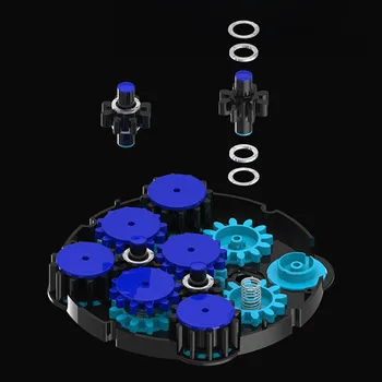 SengSo Magnetické Hodiny modré shengshou hodiny magnety puzzle kocky profesionálne Magické hodiny kocky rýchlosti Hračky pre Deti,