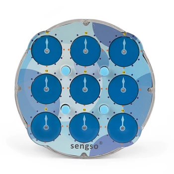 SengSo Magnetické Hodiny modré shengshou hodiny magnety puzzle kocky profesionálne Magické hodiny kocky rýchlosti Hračky pre Deti,