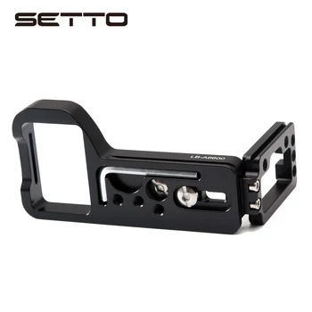 SETTO Pro Vertikálne L Typ Držiaka Statív Rýchle Uvoľnenie Základná Doska Pre Sony A6600 A 6600 Fotoaparát