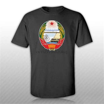 Severokórejský Znak T-Shirt Tee Tričko Zadarmo Nálepky Severná Kórea Vlajka Prk Pk Plus Veľkosť Tee Tričko