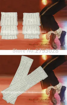 SexeMara Zriedkavé MJ Michael Jackson Klasické Kolekcie Moonwalk Tanečné topánky Kryt Ručné Biele Ponožky Strany Hallowmas Darček