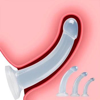 Sexuálne Hračky pre Dospelých Dildo Realistický Penis Análny Pripojte Popruh Na Malé prísavky G-spot Orgazmus Erotické Produkty