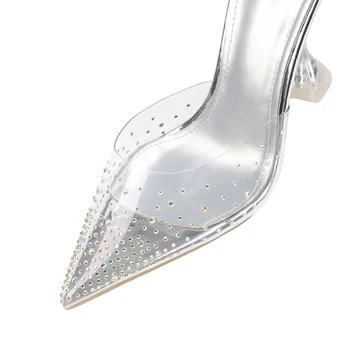 Sexy crystal Topánky Luxusné Podpätky Tkaných Topánky Ženy Fetish Vysoké Podpätky Čerpadlá dámske Topánky Podpätky Zapatos Mujer 2020 Sapato Feminino