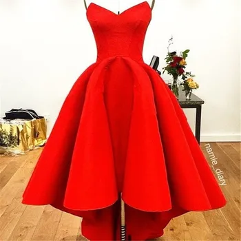 Sexy Červené Večerné Šaty 2020 Elegantné Saténové Večerné Šaty Dlhé Formálne Večerné Šaty Abiye Prom Party Šaty vestido longo festa