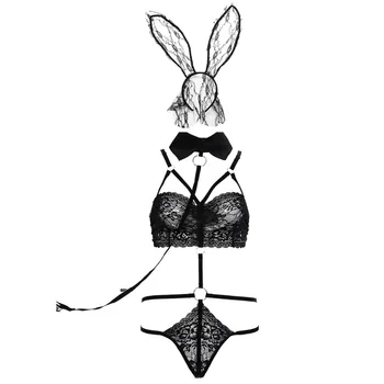 Sexy Ženy, Cosplay Kostým Bunny Dievča Obleky, dámske Erotické jednotné pre Priateľ Roztomilý Strany Roleplay Bielizeň Králik sleepwear