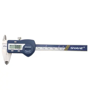 SHAHE IP54 Nepremokavé 100 mm 0.01 mm Digitálny Strmeň z Nerezovej Ocele Elektronické Vernier Strmeň Mikrometer na Meranie Nástroja