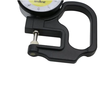 Shahe metrika hrúbka rozchod 0-10 mm 0.01 mm dial indikátor hrúbka rozchod