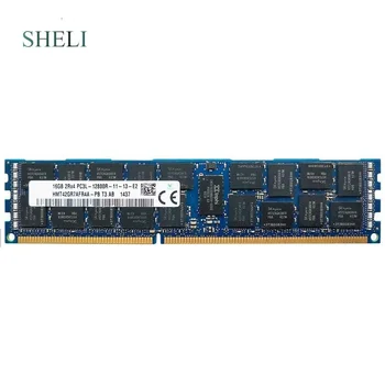 SHELI 16GB 2RX4 PC3L-12800R DDR3 1600MHz 240Pin ECC REG Server Pamäť RAM