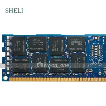 SHELI 16GB 2RX4 PC3L-12800R DDR3 1600MHz 240Pin ECC REG Server Pamäť RAM
