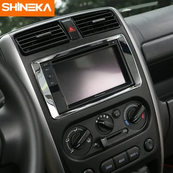 SHINEKA Auto Styling Tabuli Konzoly, GPS Navigácie Rám, Kryt Výbava Interiéru ABS Dekor Auto Príslušenstvo Pre Suzuki Jimny 2007+