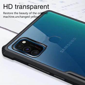 Shockproof Prípadoch Pre Samsung Glalaxy M31 m30s A41 a21s A31 Prípade Transparentný Ochranný obal Mäkké Zadný Kryt Pre Samsung A01 A11