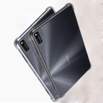 Shockproof silikónové puzdro na Huawei Honor V6 10.4 2020 KRJ-W09 KRJ-AN00 transparentné ochranné gumené zadný kryt pružný nárazník