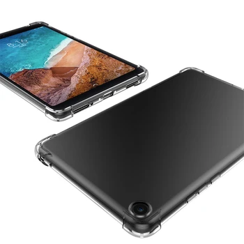 Shockproof silikónové puzdro na Huawei MediaPad M6 8.4 VRD-W10 VRD-AL10 transparentné gumy zadný kryt pružný nárazník