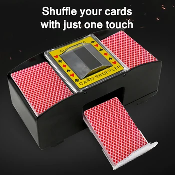 Shuffle Stroj Dosková Hra Poker, Hracie Karty, Elektrické Automatické Kartová Hra Party Zábava Card Shuffler Essentials Nástroj