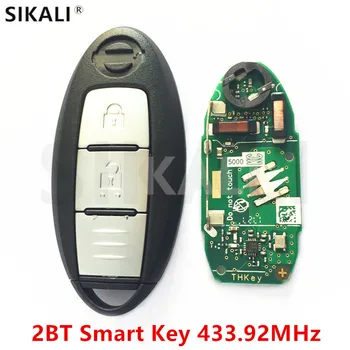 SIKALI Auto Smart Remote Tlačidlo vhodné na NISSAN Qashqai X-Trail Keyless Entry Dverí Zamky Radič pre Continontal 433.92 MHz