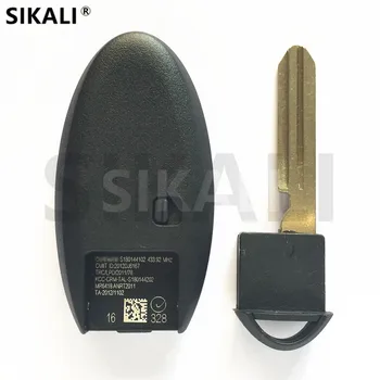 SIKALI Auto Smart Remote Tlačidlo vhodné na NISSAN Qashqai X-Trail Keyless Entry Dverí Zamky Radič pre Continontal 433.92 MHz