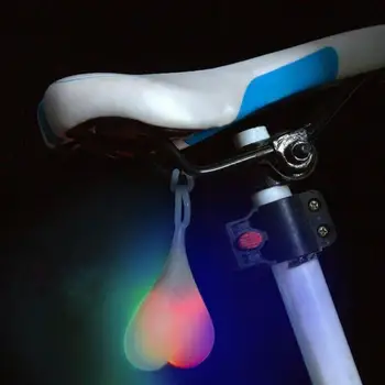Silikónové Bicykli Srdce Vajcia zadné svetlá, Požičovňa Zadné Zadné zadné Svetlo na Bicykli LED Svetlo Srdca Loptu Vajcia Bezpečné Lampa Cyklistické Doplnky
