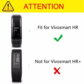 Silikónové Gumy Watchband Dual Color pre Garmin Vivosmart HR Náramok Ochranný Kryt Sledovať Kapela Športové Rám Zápästie Popruhu Pásu