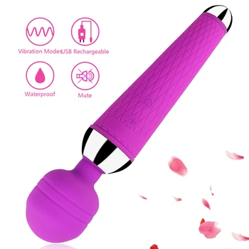 Silikónové Prútik AV Vibrátor Sexuálne Hračky pre Ženy Stimulácia Klitorisu G Mieste Vibračné Dildo pre Ženy Masturbácia Dospelých Produkty