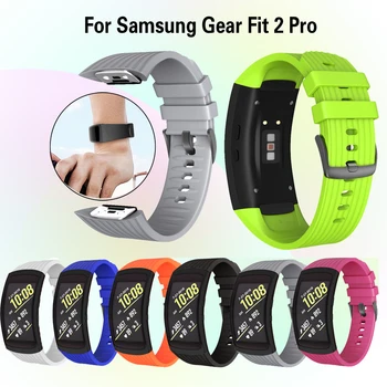 Silikónové Watchband Popruh Pre Samsung Galaxy Výstroj Fit2 Pro Sledovať Kapela Zápästia Popruhy pre Samsung Výstroj Fit 2 SM-R360