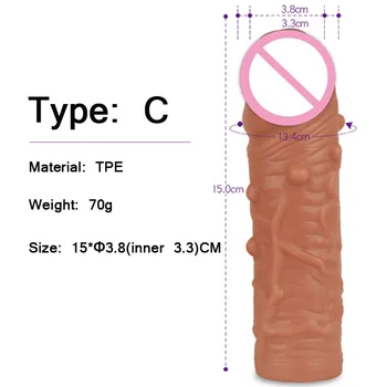 Silikónové Žaluďa Penis Extender Opakované Použitie Kondómu Pre Mužov Predkožky Penis Krúžok Na Penis Rukáv Ejakulácie Odkladu Sexuálne Hračky Intímne Tovaru