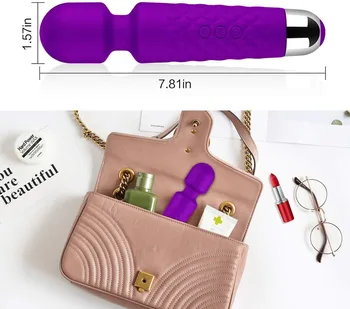 Silné vibrácie AV Prútik USB nabíjanie vibrátor vodotesný silikónový vibrátor vibrátory ženská masturbácia dospelých, sexuálne hračky pre ženy