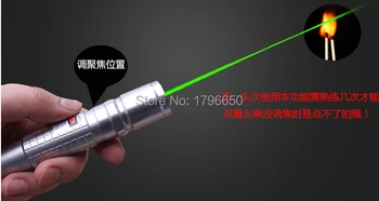 Silné vojenské zelené laserové ukazovátko 50000m 532nm 50W vysoký výkon Baterka lazer Zameranie Spaľovanie Dreva Zápas PPT Lov Vyučovania