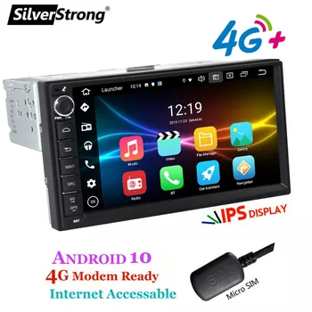 SilverStrong, Android10, Univerzálny 1Din autorádia magnetofón, GPS Auto Stereo, LADA GRANTA Android
