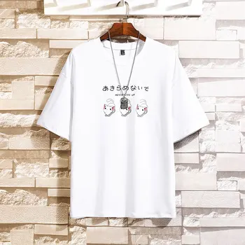 SingleRoad Človeka Fialová T-shirt Mužov 2020 Nadrozmerné Anime Bavlna Hip Hop Japonský Streetwear Harajuku Tričko Mužské Tričko Mužov