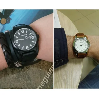 SINOBI Športové pánske Náramkové Hodinky, Luxusné Značky Kožené Watchband Mužov Bežné Vojenské Nepremokavé Quartz Hodiny Horloges Mannen