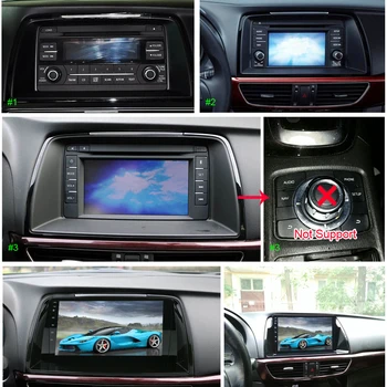 SINOSMART Podporu Bose Audio Factory OEM Kamera Automobilovej Navigácie GPS Prehrávač pre Mazda 6 gj android Atenza 2012-2016 IPS QLED