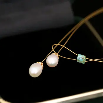 SINZRY osobnosti sweety ručné sladkovodné perly chokers náhrdelníky pre ženy