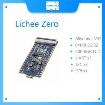 Sipeed Lichee Pi Nula 1.2 GHz Cortex-A7 512Mbit DDR Allwinner v3s Core Vývoj Doska Mini PC