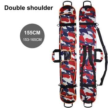 Ski Bag Hrubé Vode Odolný Ochranný Kryt Nosiť Tašky Strane Dopravcu, S Single / Double Ramenný Popruh Pre Snowboarding