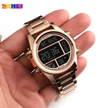 SKMEI Luxusné Mužov Digitálne Náramkové hodinky Alarm Dátum Chrono Sport Hodinky Muž Elektronické Hodiny Nepremokavé Relogio Masculino 1448