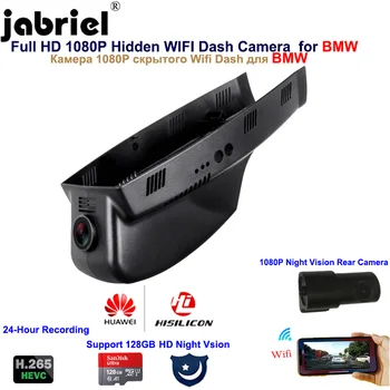 Skryté Wifi 2K Plný HD1080P 24H auta dvr dash cam duálny objektív pre BMW X1 X3 X6 3/5/7Series X5 e70 e46 e90 e60 f10 f15 f25 f30 g30