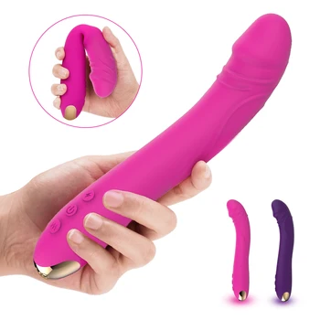 Skutočné dildo Vibrátor pre Ženy Mäkké Ženskej Pošvy Stimulátor Klitorisu 10 režimy Masér Masturbator Sex Produktov pre Dospelých