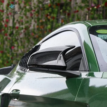 Skutočné Uhlíkových Vlákien Pre Ford Mustang-2019 Bočné Krídlo Spätné Zrkadlo Spp Prípade Shell Kryt Výbava Autopríslušenstva Na Všetky Verzie