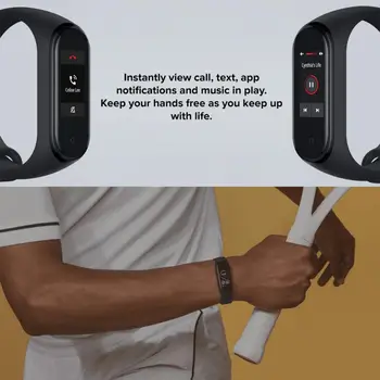 Skutočné Xiao Mi Band 4 AI farebný displej športové náramok 50m nepremokavé monitorovanie srdcovej frekvencie Heath smartwatch CN NFC verzia