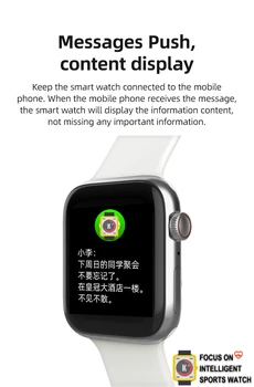 Sledujte 6 T600 Smart Hodinky IWO 12 44 mm Bluetooth Hovor Smartwatch Srdcovej frekvencie pre apple Android Telefónu lepšie ako IWO 13 11 10 9 8